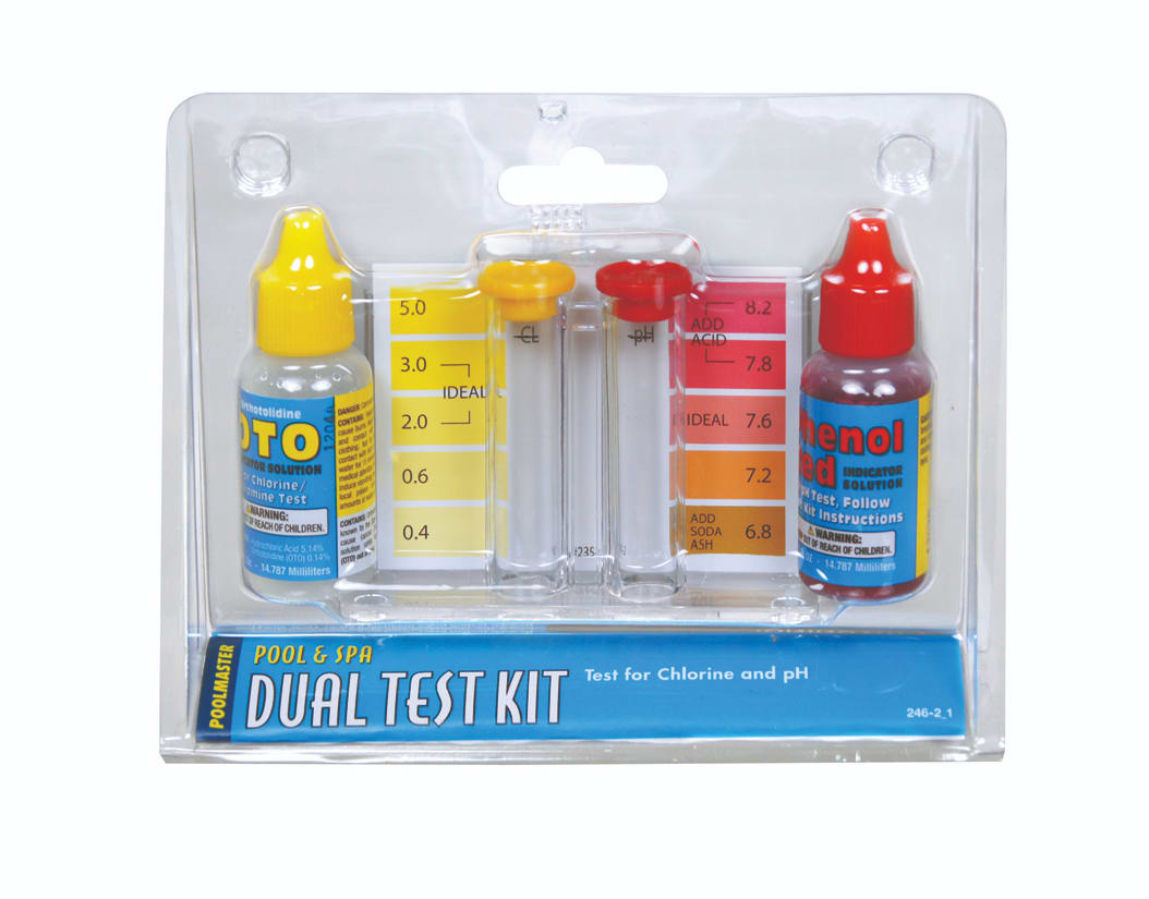 Poolmaster 2-Way Duo Test Kit for Chlorine and pH