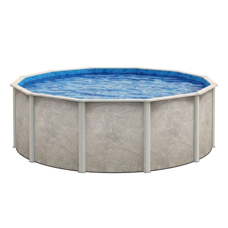 24' Round Above-Ground Pool with 52" Resin Wall | Delta Dream | 60-Year Warranty