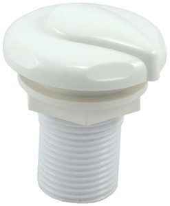 CMP White Spa Air Control with Slim Gunite 1.5" Socket, 25099-000-000