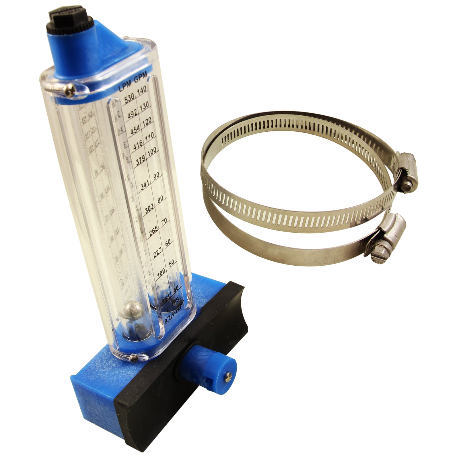 Flowmeter, Rola-Chem, Side Mount, 2" PVC, 40-140 GPM