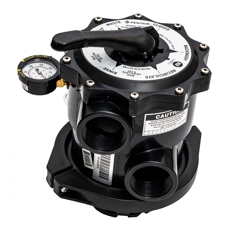 Pentair 2" Top Mount, Clamp on Complete Valve
