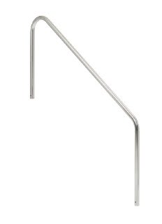 S.R. Smith 2 Bend Swimming Pool Handrail, Stainless Steel, 48", Rail