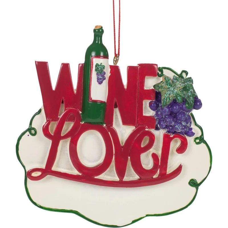3.75" Wine Lover Ornament