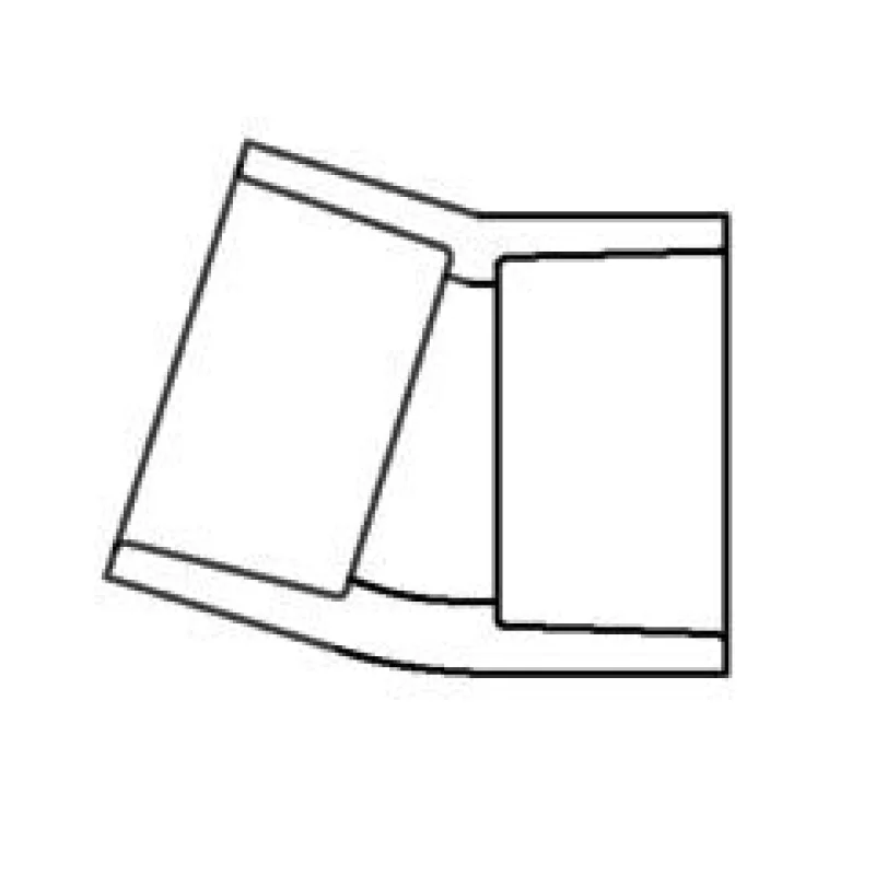 3" Schedule 80 PVC 22-1/2 Elbow 816-030