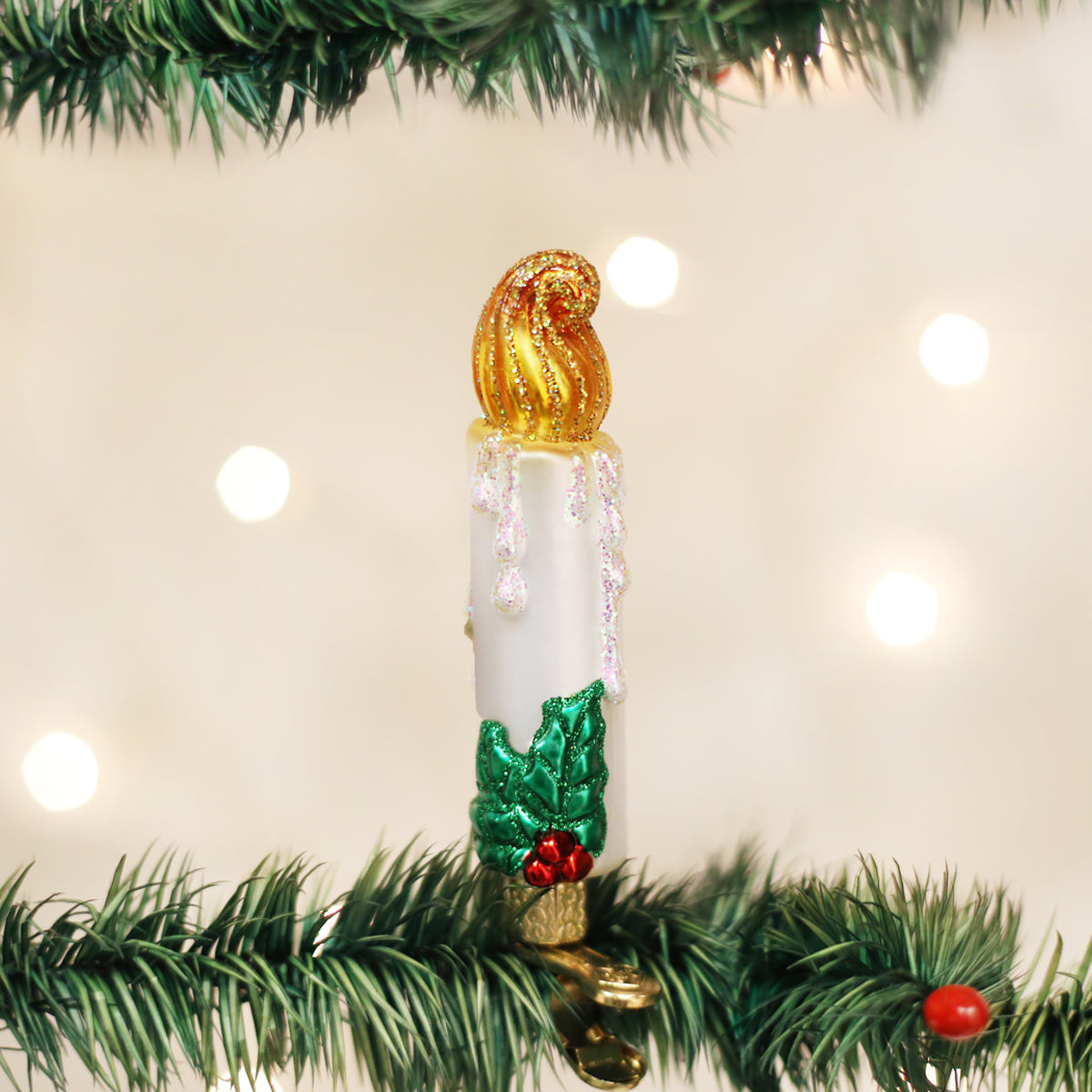 Clip-on Candle Ornament