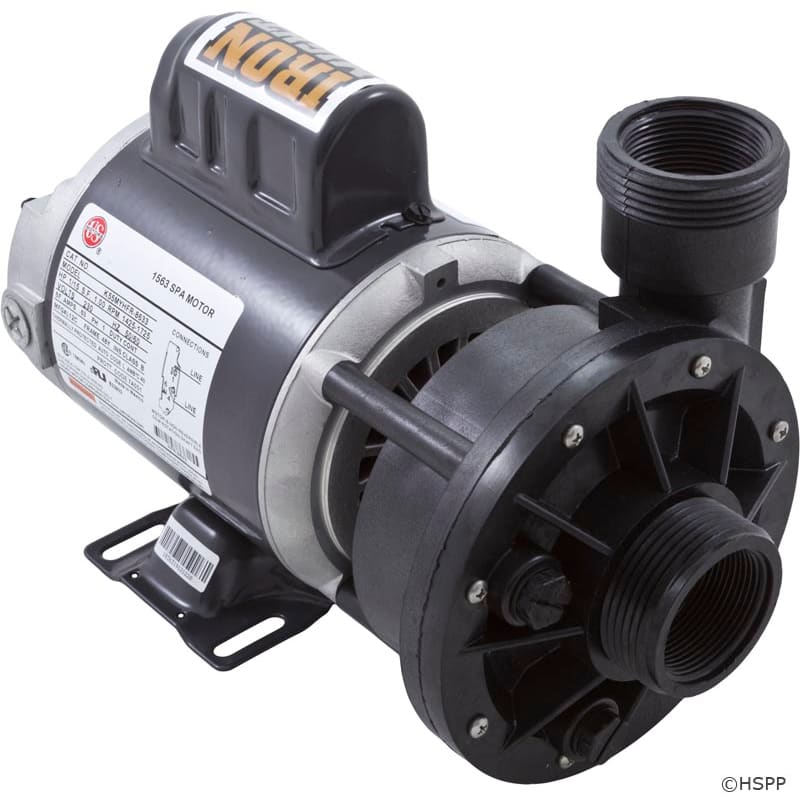 Waterway 1/15HP Iron Might Single Speed Spa Pump, 230V