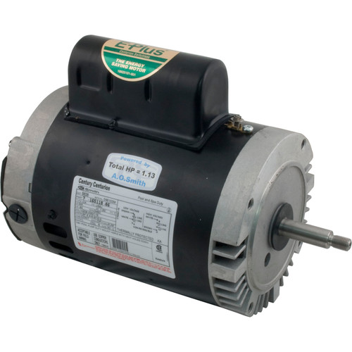 Motor Century 0.75 HP 115V 230V 1-Spd 56Fr C-Face Thd EE B638