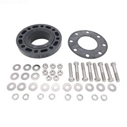 Pentair 4" Flange Assembly Kit with Gasket and Stainless Steel Hardware, 357262