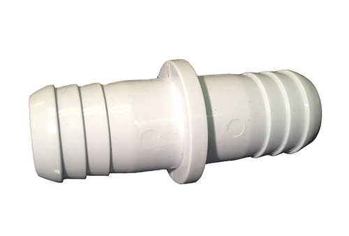 Custom Molded Products Tubing Coupler 3/4" x 3/4" Ribbed Barb Gray | 21000-750
