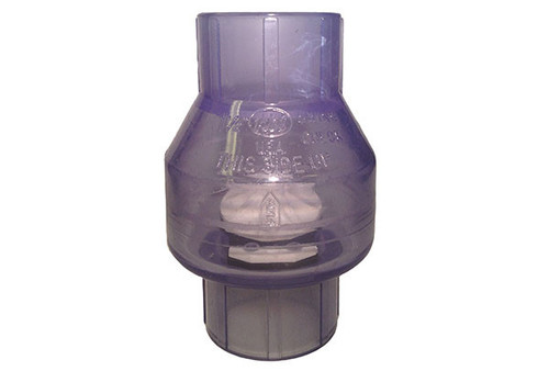 Valterra Check Valve Swing Pvc Clear 1-1/2" Slip X 1-1/2" Slip | 200-C15