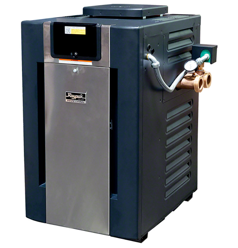 B-R408ENX 399,000 BTUs Pro Series Pool and Spa Heater - Natural Gas - Salt Water - ASME Certified