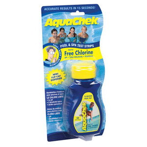 AquaChek Free Chlorine Yellow 4 In 1 Yellow, 511244A