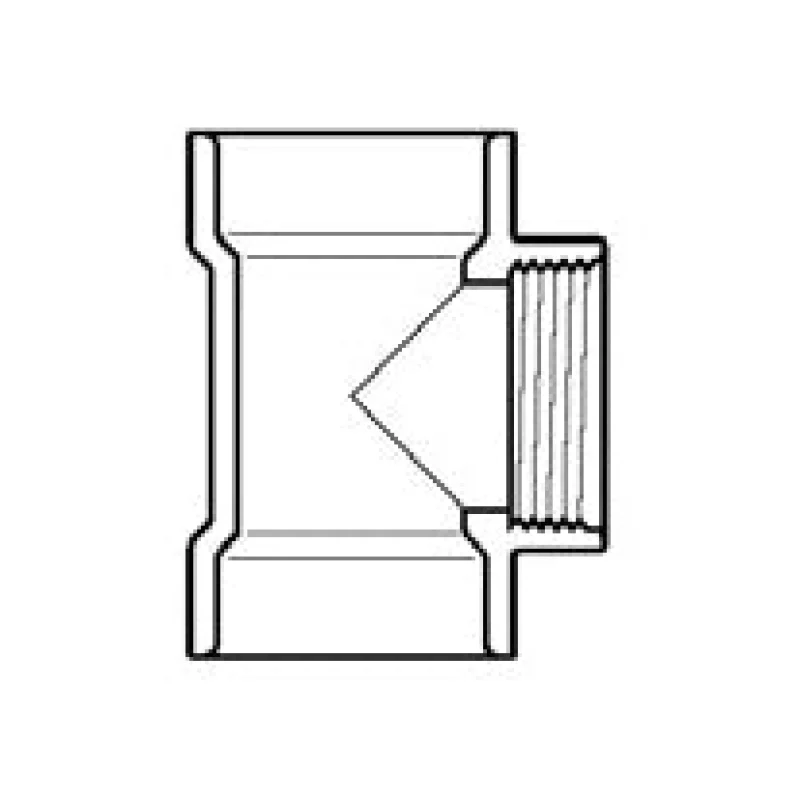 4" DWV PVC Flush C.O. Tee D445-040