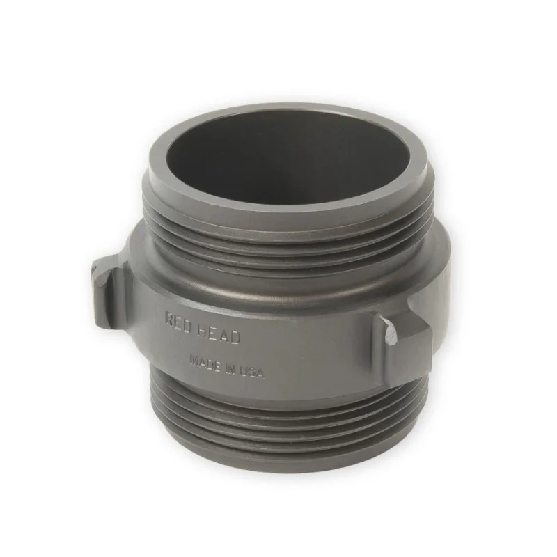 4" NPSH Male x 4" NPT Male Adapter Aluminum
