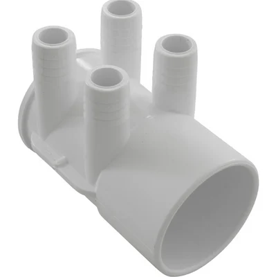 4 Port Manifold 2 Inch Slip x Dead End 672-7170 3/4 Barb