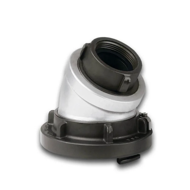4" Storz x 5" NH (NST) Female 30 Degree Elbow Aluminum