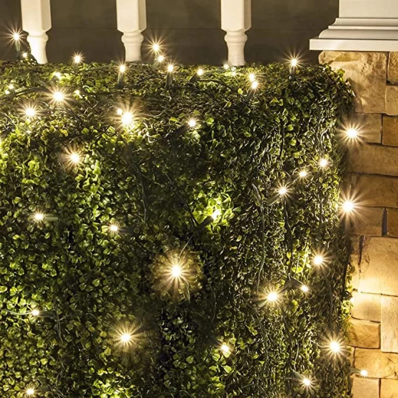 4' x 6' Dome Net Style LED Shrub Christmas Lights Warm White