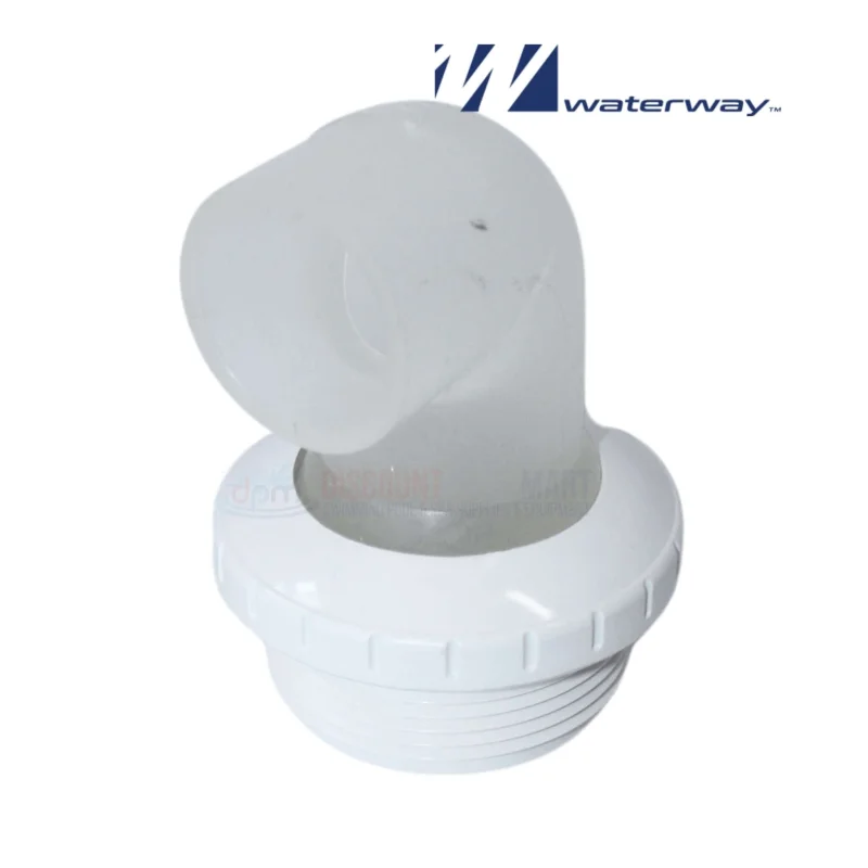 400-1410FB | Waterway 90 Degree Bagged Threaded Eyeball Fitting | 1" | White