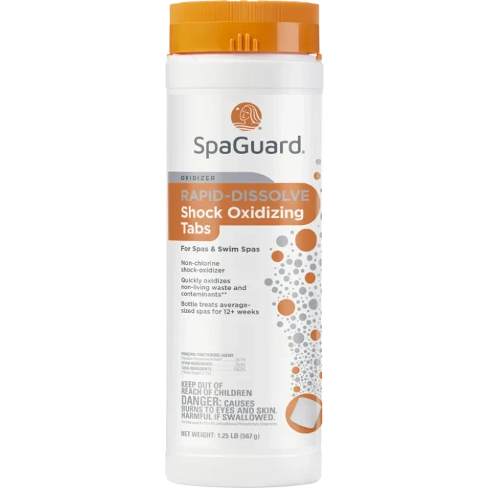 SpaGuard Rapid-Dissolve Non Chlorine Shock Tabs 1.25 lb (14-16 Tablets) | 42664BIO