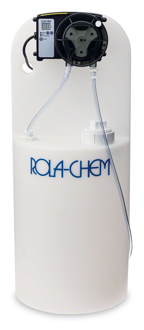15 Gallon Chemical Tank With RC303 Pro Series Pump Mounted - 12 GPD - 120 Volts