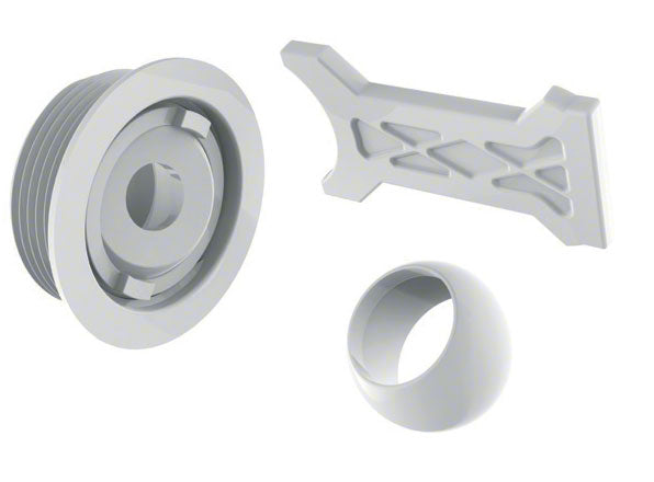 Flush Retrofit Eyeball - 1-1/2 Inch MPT - White