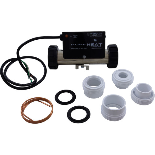 Heater Bath HydroQuip Inline Ph203-20Uv Vac 230V 2.0 kW 1-1/2S Nema PH203-20UV