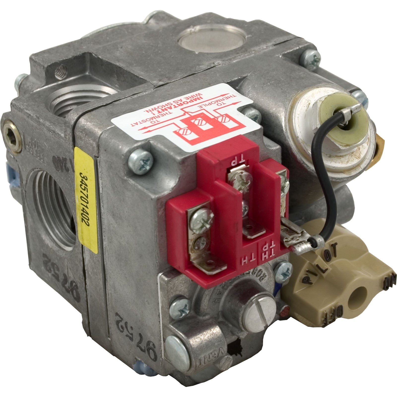 Gas Valve, Pentair Minimax 100, Nat., Millivolt