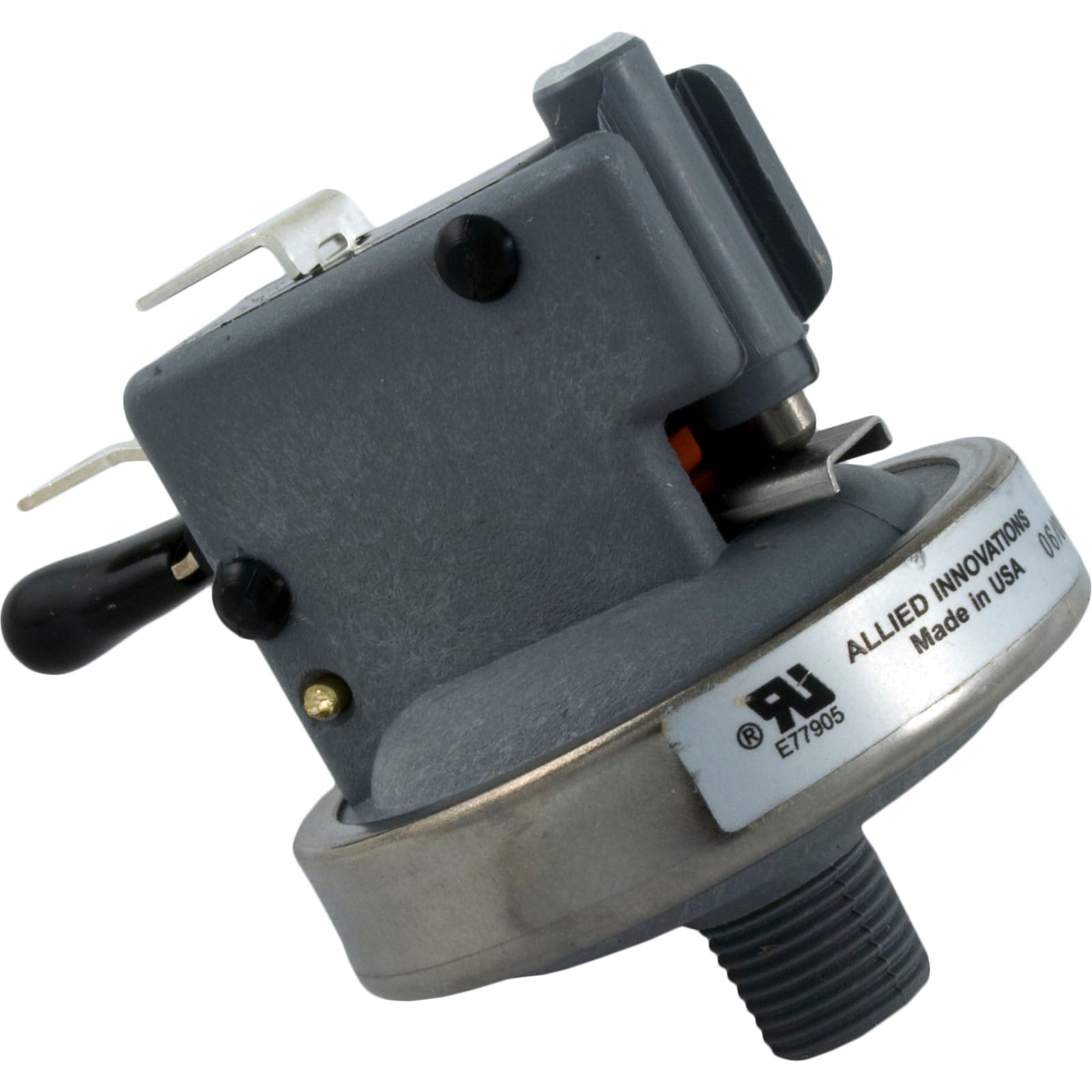 Pressure Switch, Len Gordon, 25A, 1/8"mpt, Low Profile