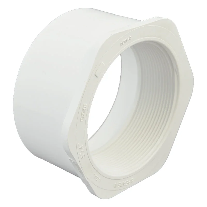 5" x 4" Sch 40 PVC Reducer Bushing Flush Style - Spig x Fipt 438-490
