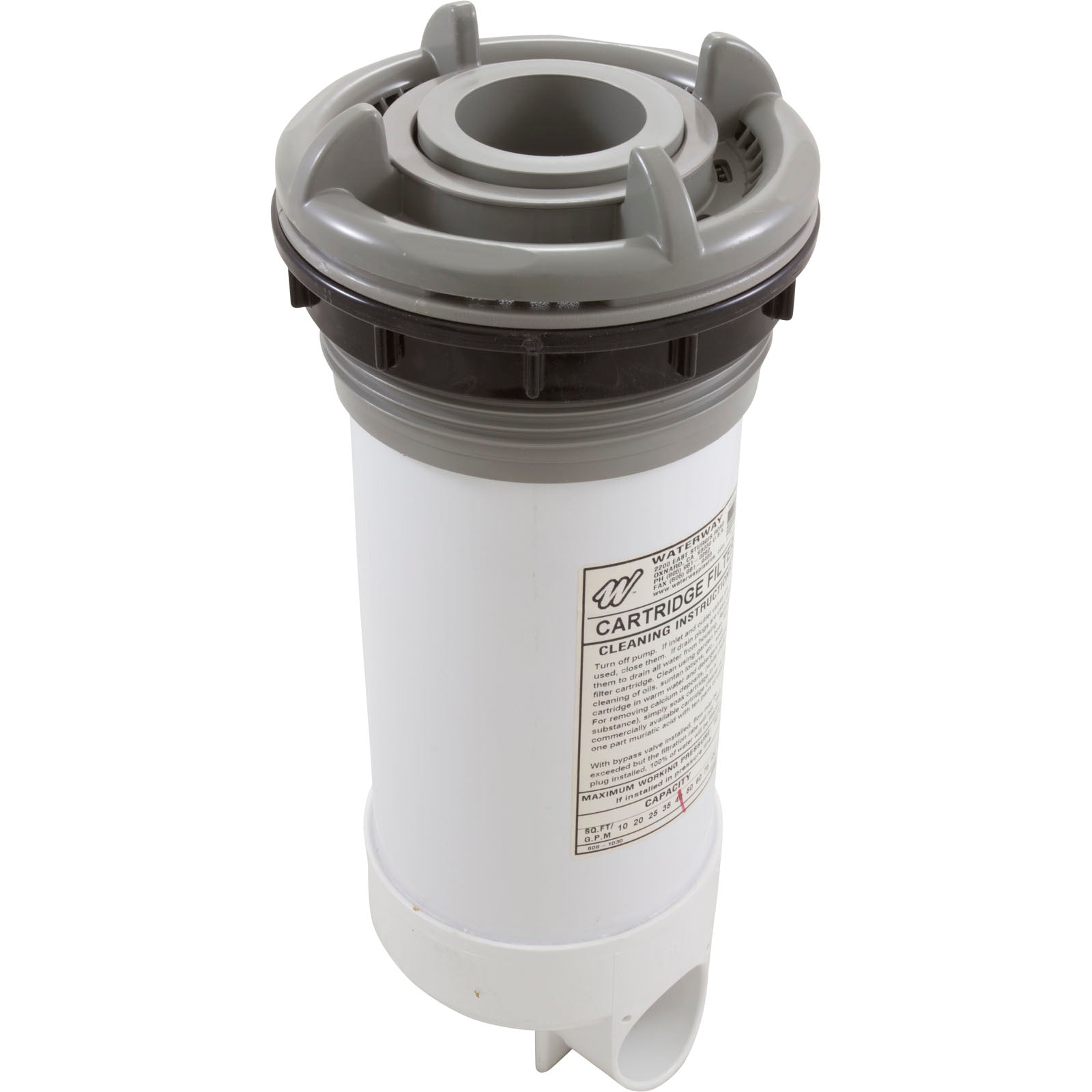 Skim Filter Complete, WW DynaFlo Plus, 40sqft, Gray