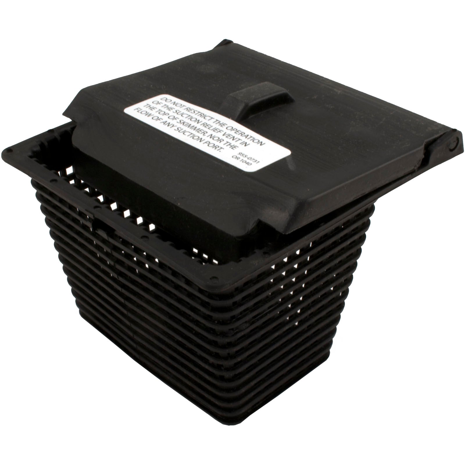 Basket, Skimmer, OEM Carvin/Jacuzzi SV, w/Weir Black