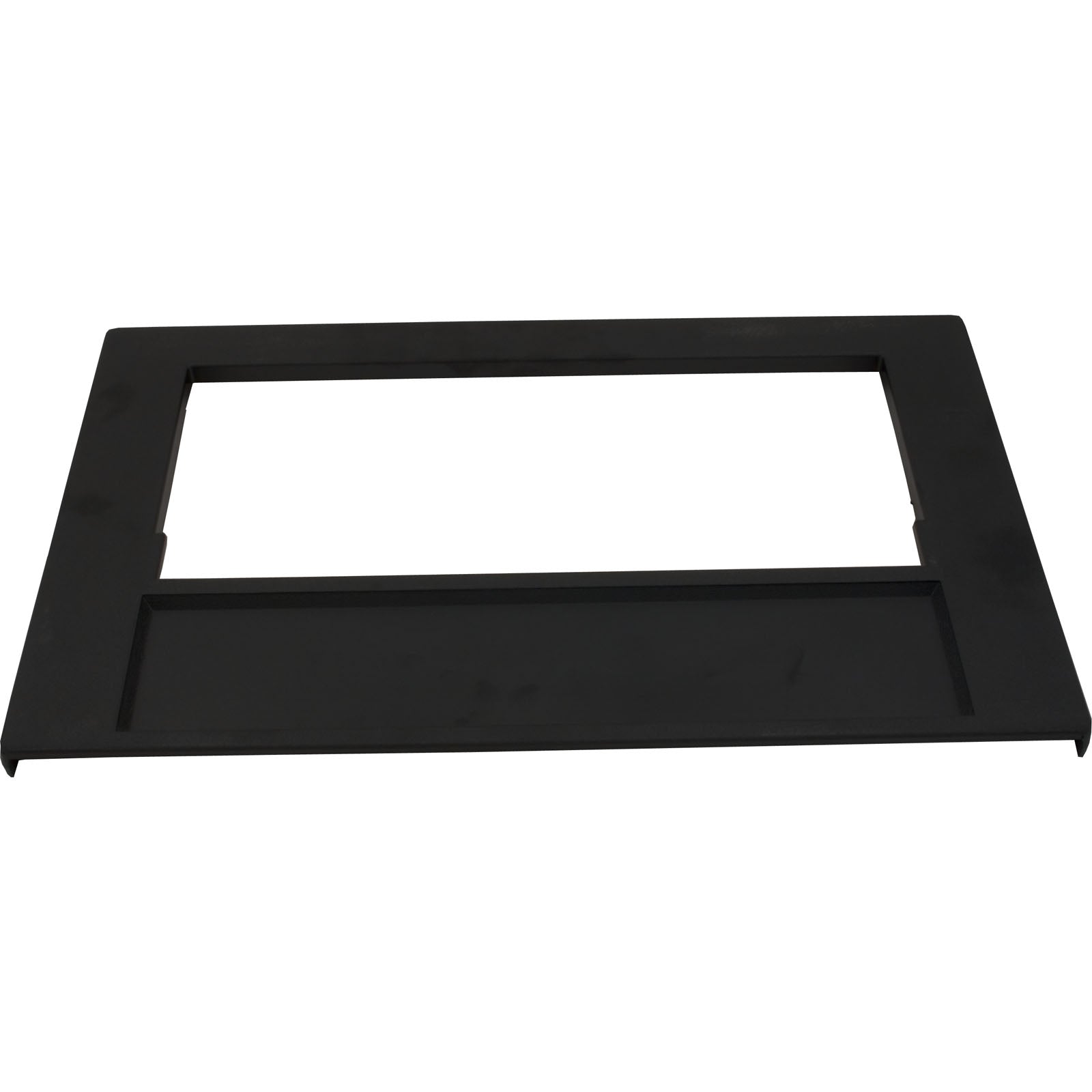 Skimmer Escutcheon,Waterway 100/200sqft,Dual Port,Flat,Black