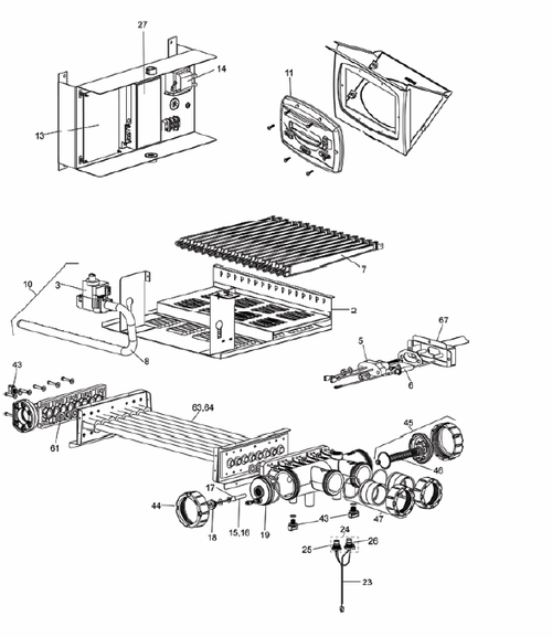 JANDY INLET/OUTLET HEADER ASSY, POLYMER | R0470800
