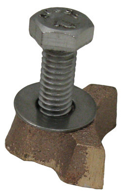 AMCRETE WEDGE, BRASS W/BOLT, AMCRETE | 1WA