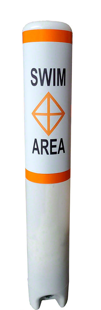 Sur-Mark II Regulatory Buoy With Swim Area Label – Water Safety Marker