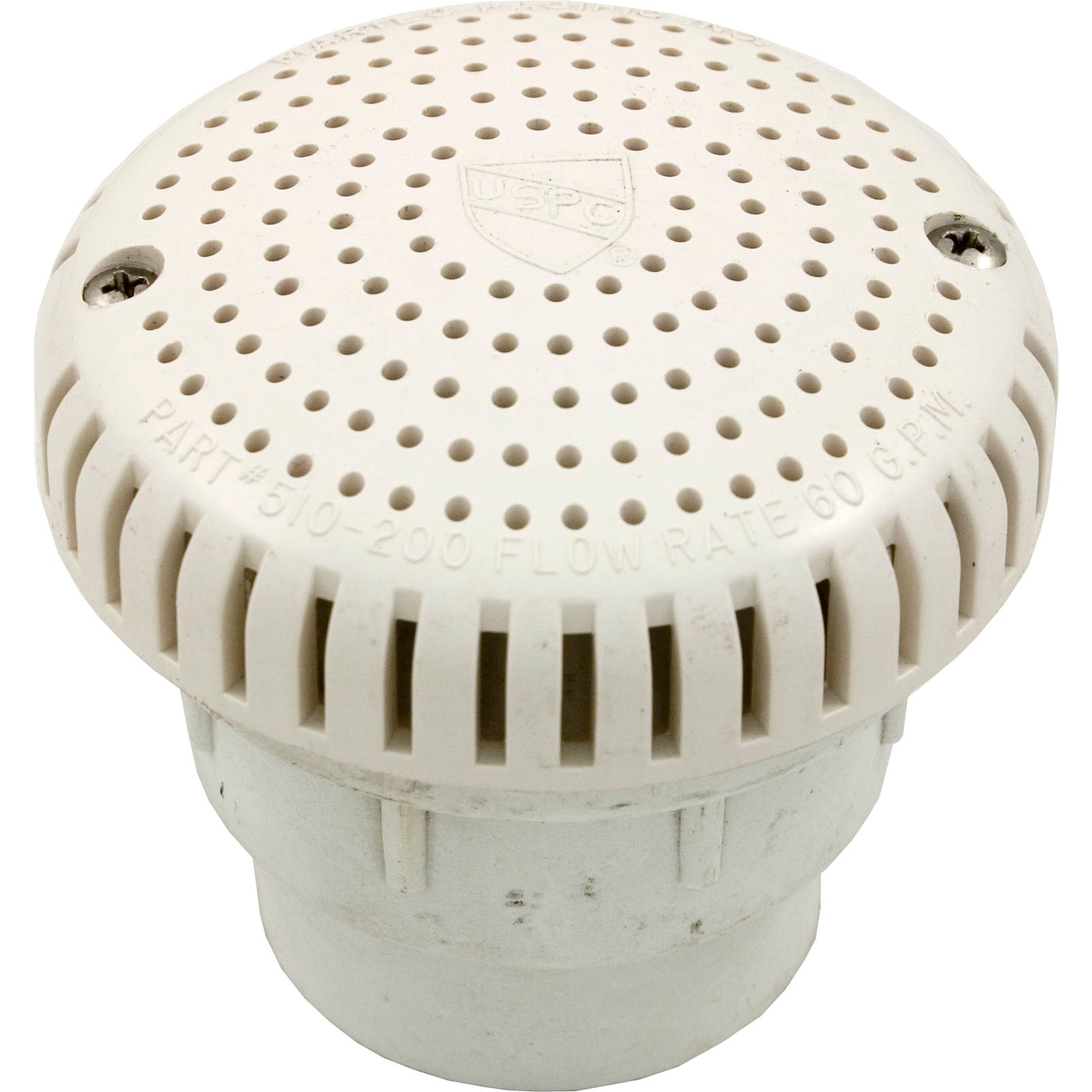 Suction Assembly, Martec, 2-3/4" Hole Size, White