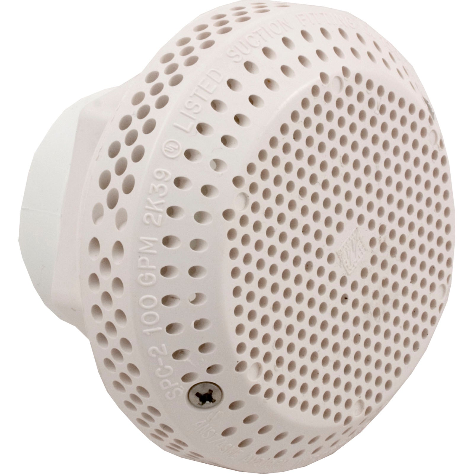 Suction Assy, WW 3-1/2" Hi-Flow, 2-3/8"hs, 1-1/2"s, White