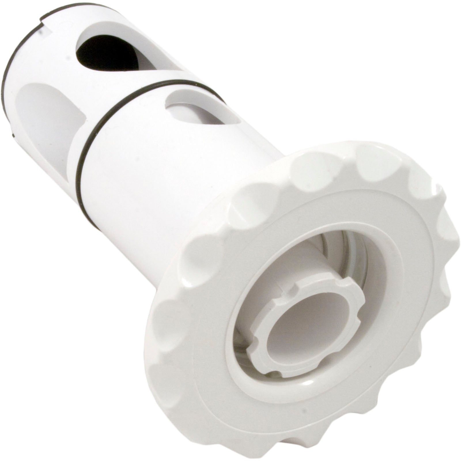 Jet Intl, BWG 2 Port Divert,4-5/8"fd,Dlx Scal,Dir,Wht