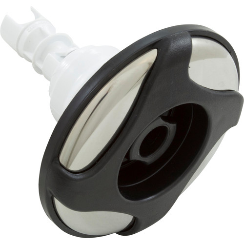 Jet Insert WW Poly Storm Swirl 4-3/8 In Dir SS-Blk Lg Face 212-0471S