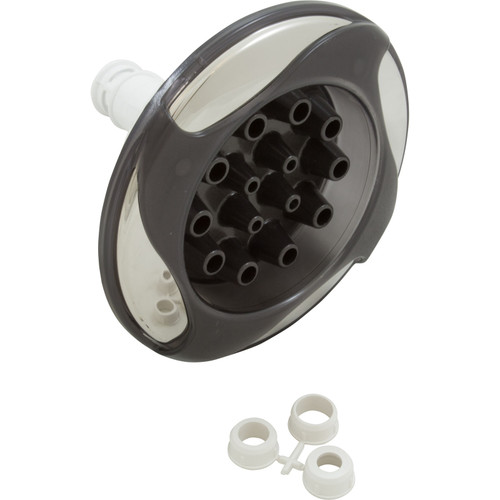 Jet Insert WW Master Massage Swirl 8 In SS-Drk Gray 212-1189DSGTLC