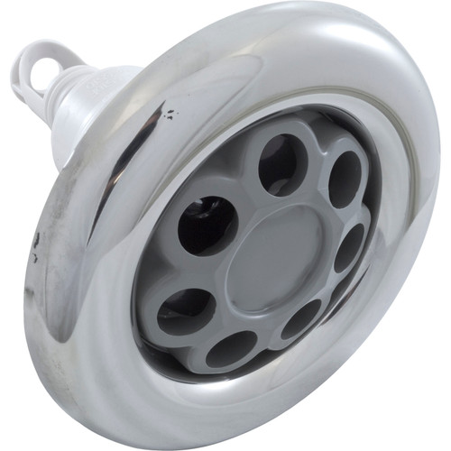 Jet Insert WW Power Storm 5 In Massage Smooth SS-Gray Thd 229-7747S