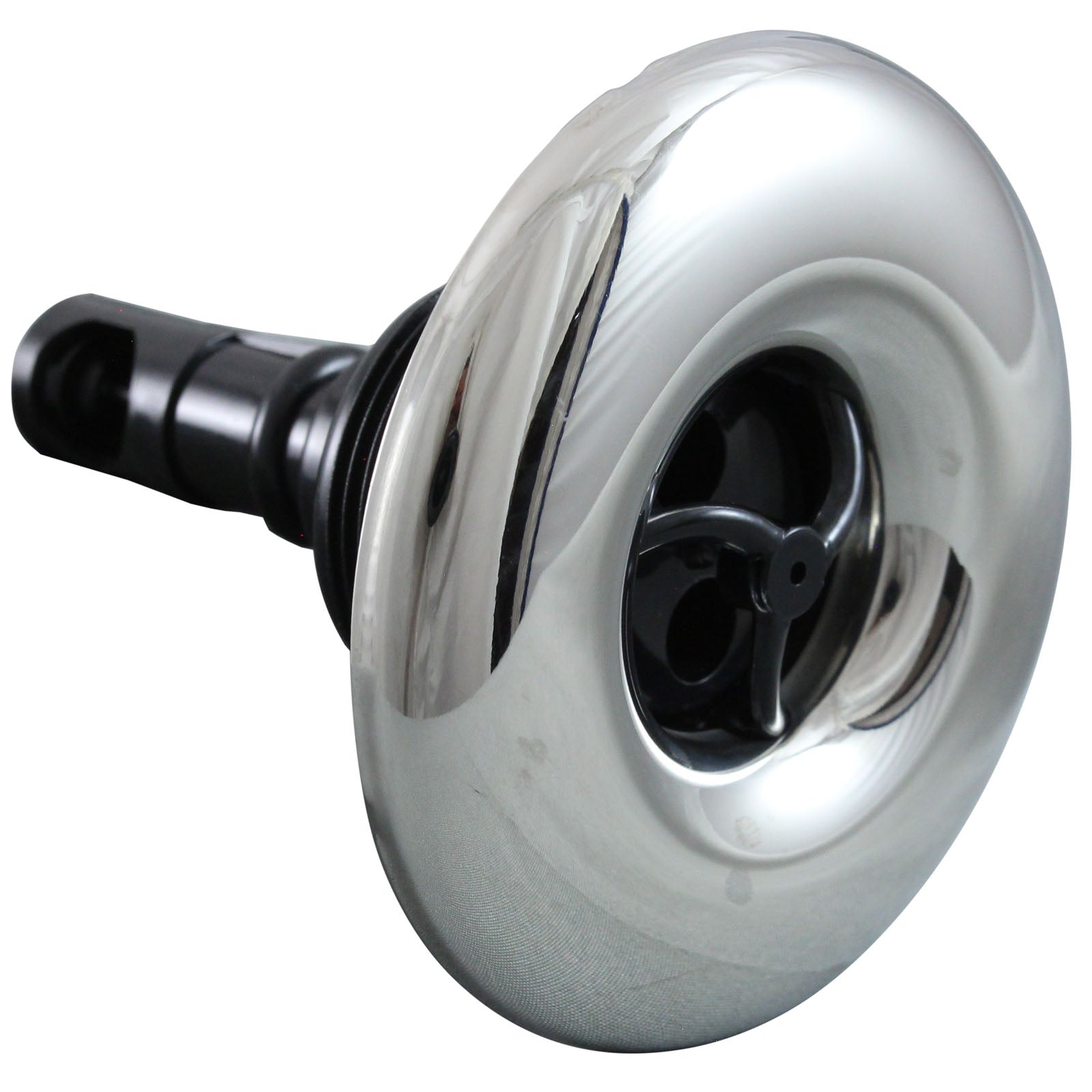 Jet Intl, RD Quantum,3-3/8"fd,Twin Roto,Smth,SS/Blk,Thd,S02