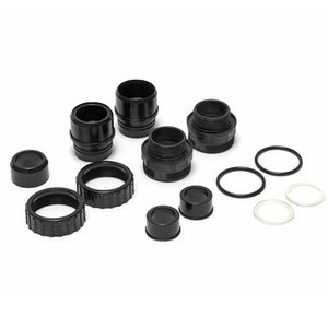 Waterway Bulkhead Fittings Pack, Fitting Nuts, O-Ring 2.5" to 2" Reducers, 550-4270