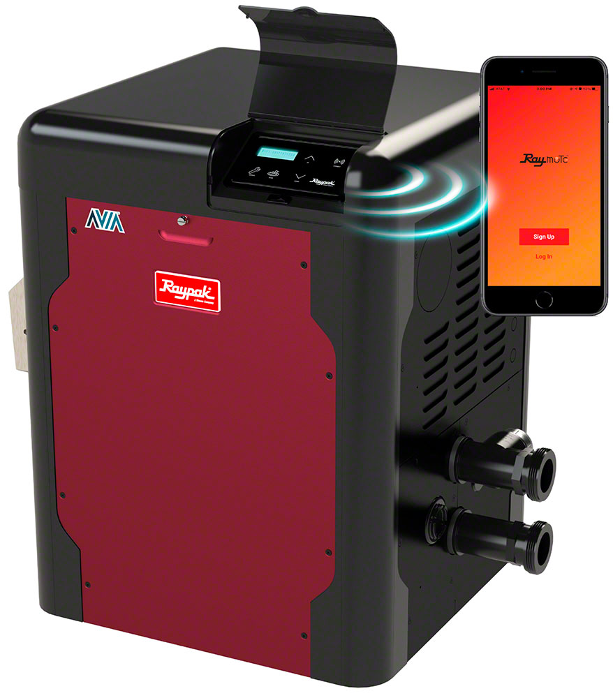 Avia PR264AE 264,000 BTUs Wi-Fi Enabled Pool and Spa Heater - Propane Gas