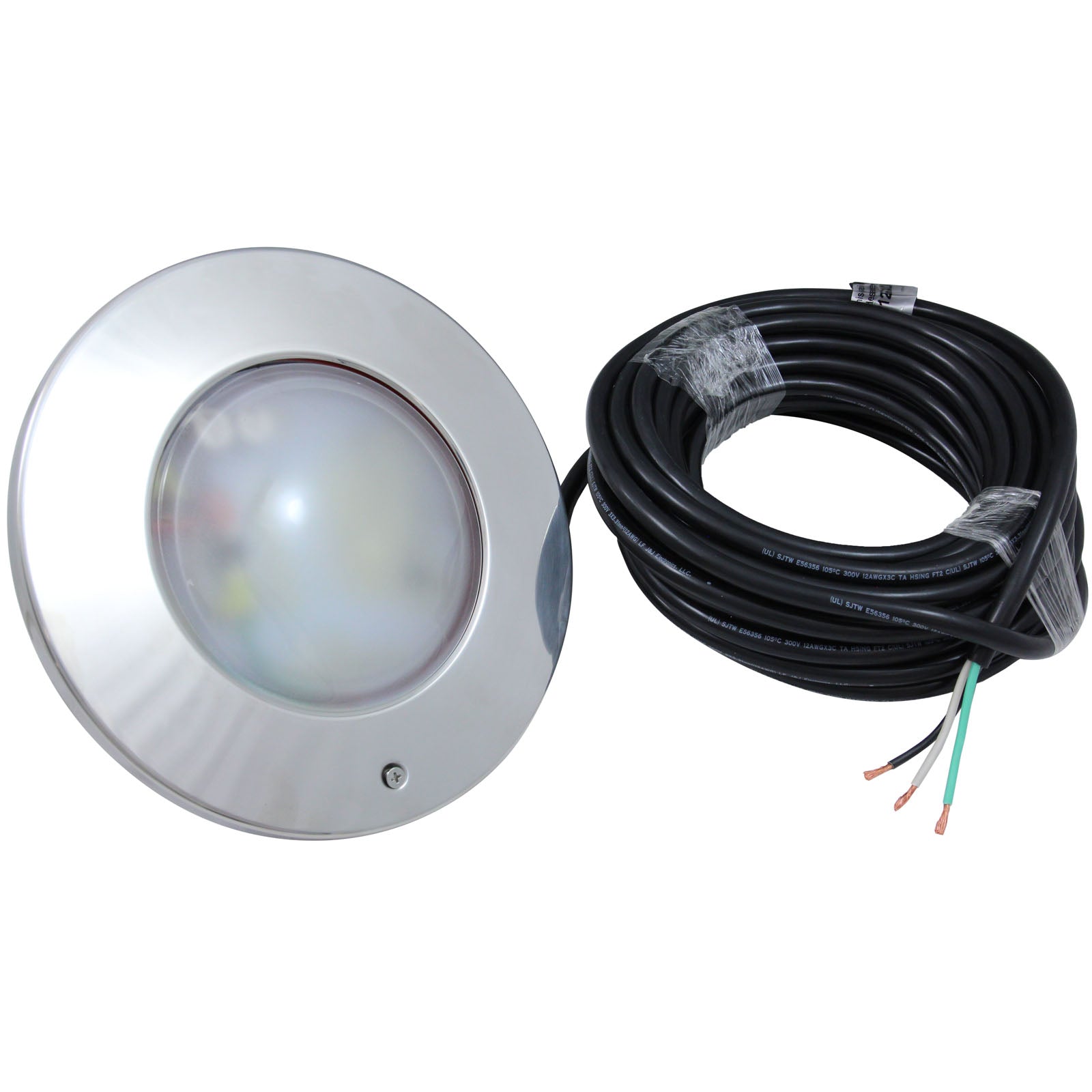 Pool Light, PureWhite LED, 115V,58W,50ft,500W Equivalent,SQ