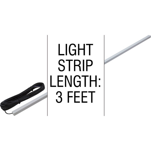 Light Strip Pal Led 3Ft with Diffuser Lens 65Ft Cord 42-PLOF-RGB-090
