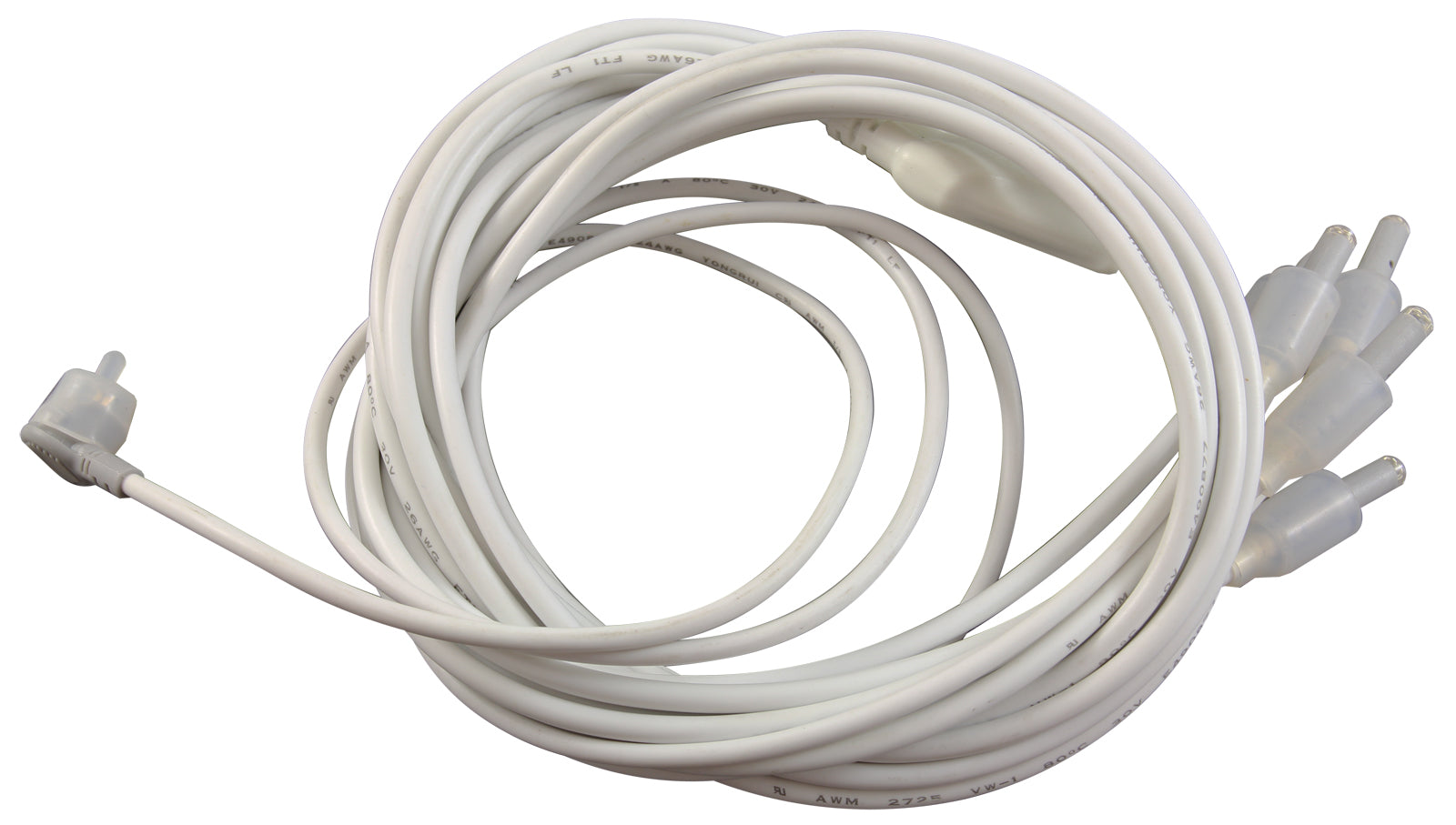 Bulb,RD,2-Wire,MiniPOL,6-WayLED,3-24"Leads,3-36"Leads,1Z6