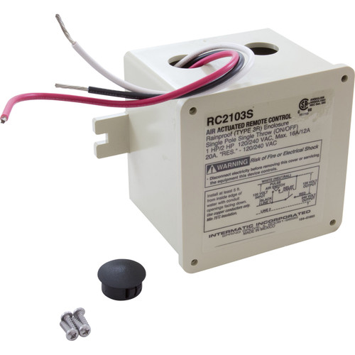 Air Control Box Intermatic 115V 230V One Circuit On Off RC2103S
