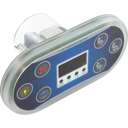 Topside United Spas T7 6 Button P1 P2 Aux Lt EL117