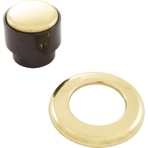 Air Button Bezel Tdi 3428 1-5/8 In Polished Brass AA30136-2323